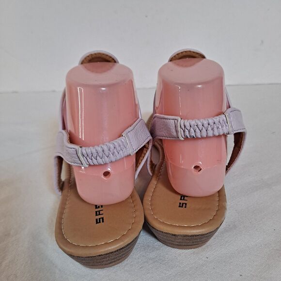 Sasha Women's Jenny 2 Thong Sandals Size 11 Faux Leather Lavender - Picture 3 of 11